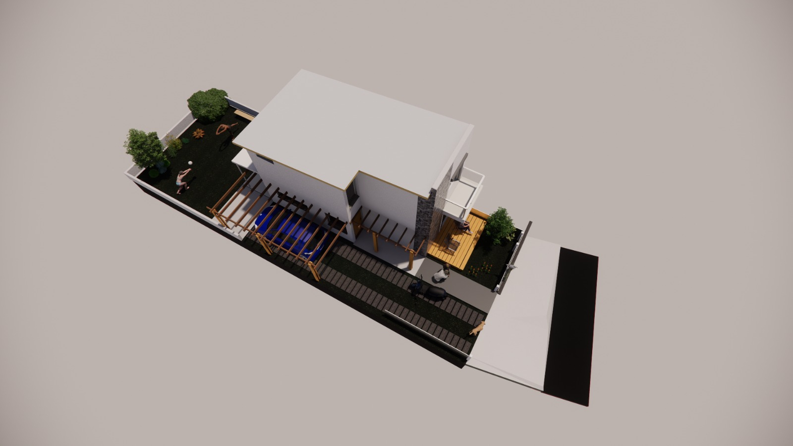 Axonometría exterior de Duplex 2D