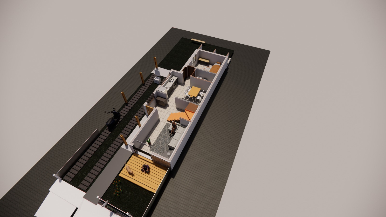 Vista exterior adicional de Duplex 3D