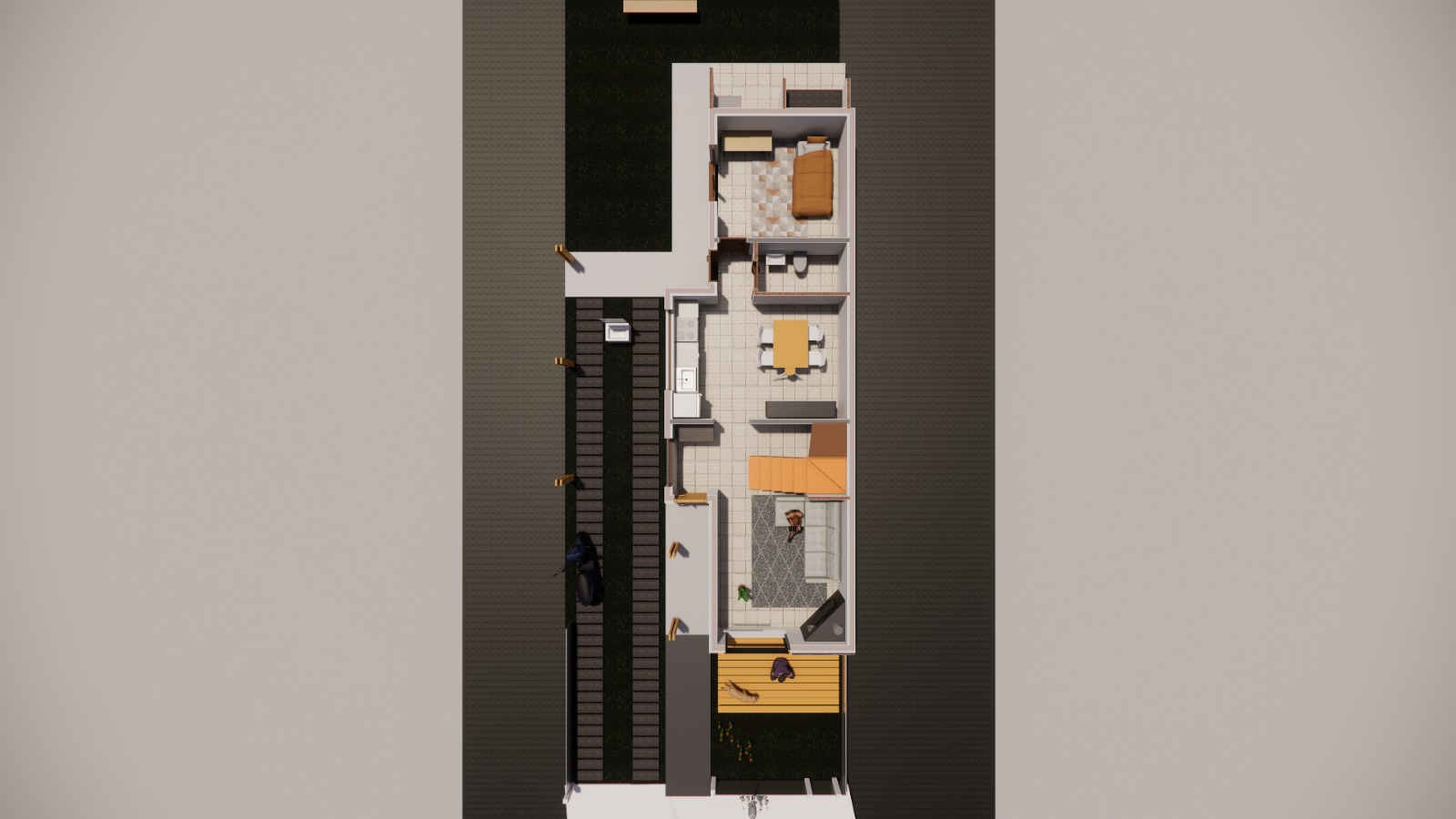 Vista exterior de Duplex 3D